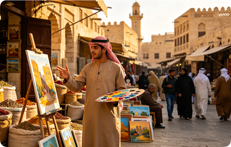 دعوة ذكاء عبر طريق الحرير visual 3